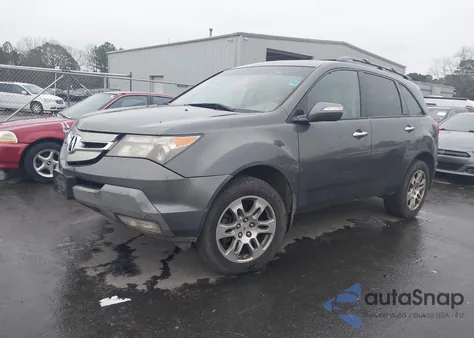 2007 Acura Mdx Technology Package z USA, uszkodzony, nr VIN 2HNYD28367H524903